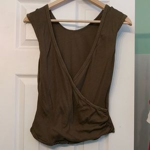 Backless free people tank top